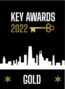 2022 Key Awards winners logo gold